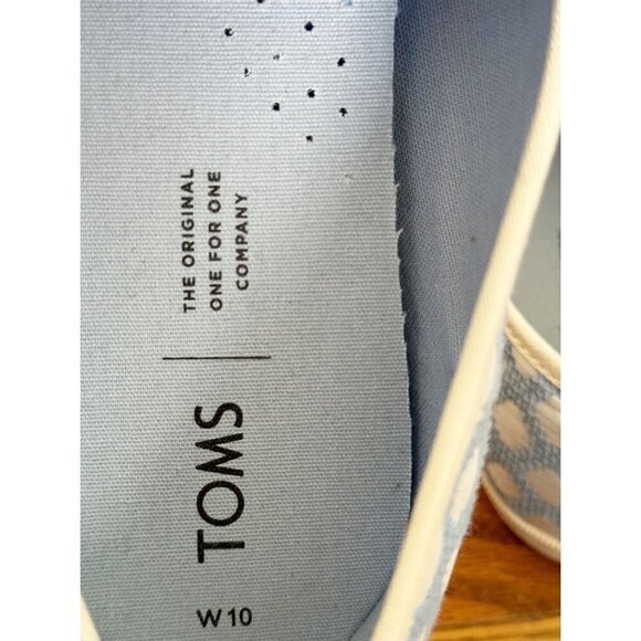 TOMS Women's Heritage Canvas Clemente Slip-On Topanga Collection Shoes sz(10) - Picture 9 of 11